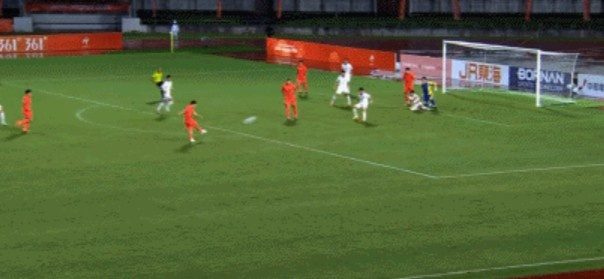 半场-U23国足1-1朝鲜U23 张玉宁头球破门吴曦献助攻毛伟杰染黄